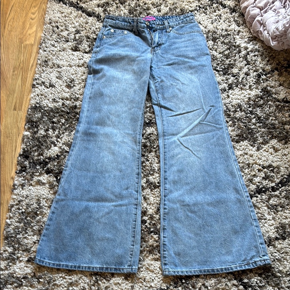 Women's Blue Flared Jeans